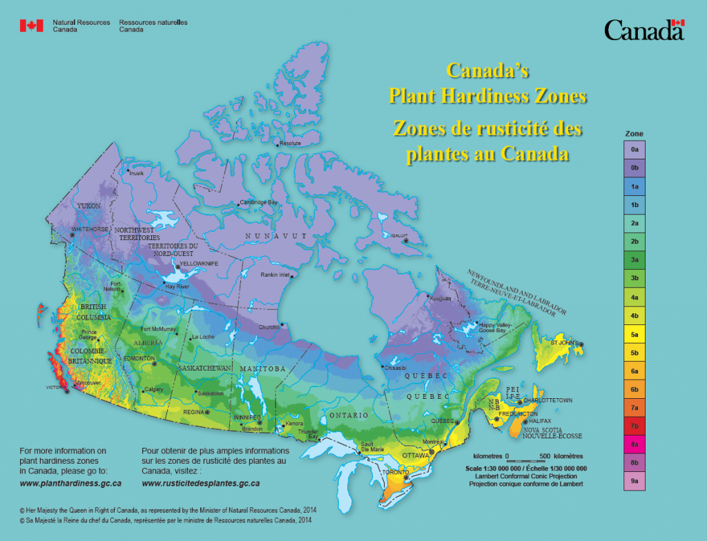 Canada&amp;#039;s Plant Hardiness Site - Printable Usda Hardiness Zone Map