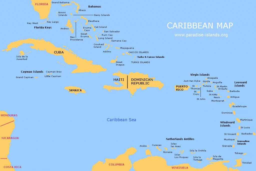 Printable Map Of Caribbean Islands Printable Word Searches