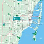 Cartes De La Floride, Miami, Orlando Et Tampa .   Map Of South Beach Miami Florida