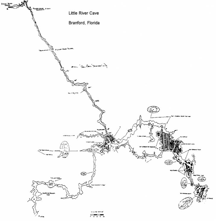 Florida Cave Diving Map