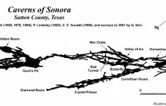 Caverns Of Sonora | Texas Speleological Survey | Tss | Cave Records - Caves In Texas Map