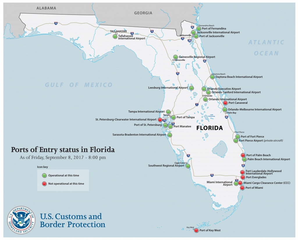 Cbp Miami/tampa Field Office Operational Update In Anticipation Of - Port Everglades Florida Map