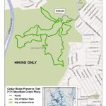 Cedar Ridge Preserve Trail Map | Local Trails Near Dallas | Trail   Texas Bbq Trail Map