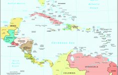 Central America Map,map Of Central America - Printable Map Of Central America