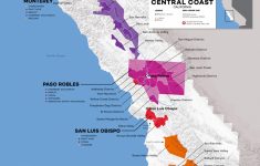 Central Coast Wine: The Varieties And Regions | Wine Folly - California Wine Ava Map