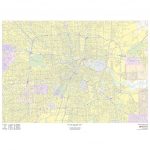 Central Houston, Texas – Landscape – The Map Shop – Houston Texas Map