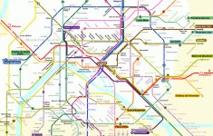 Central Paris Metro Map - About-France - Map Of Paris Metro Printable