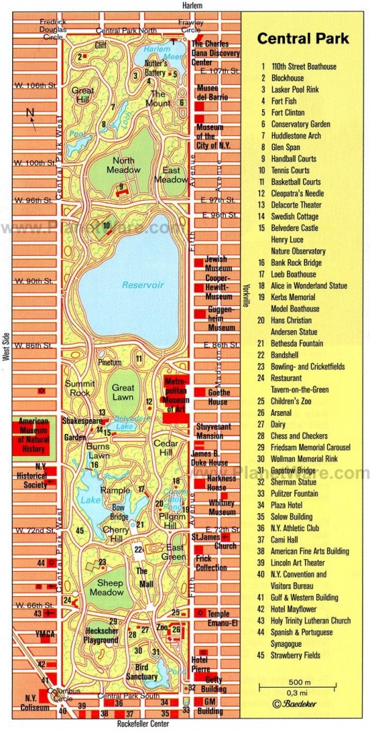 Central Park Printable Map | Nyc In 2019 | Map Of New York, New York - Printable Map Of Central Park New York