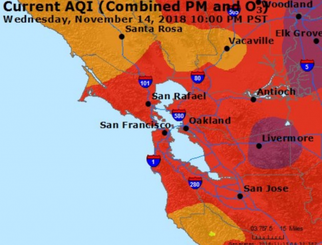 Ρяιүα Sнυкℓα On Twitter: &amp;quot;all I Can Do Right Now Is Look At This Aqi - Aqi Map California