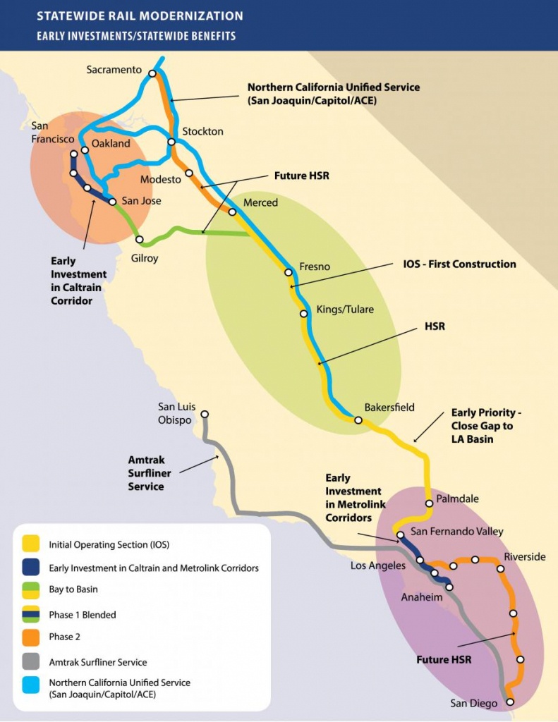 Chapter&amp;#039;s Stance On California&amp;#039;s High-Speed Rail Project | Sierra - California High Speed Rail Progress Map
