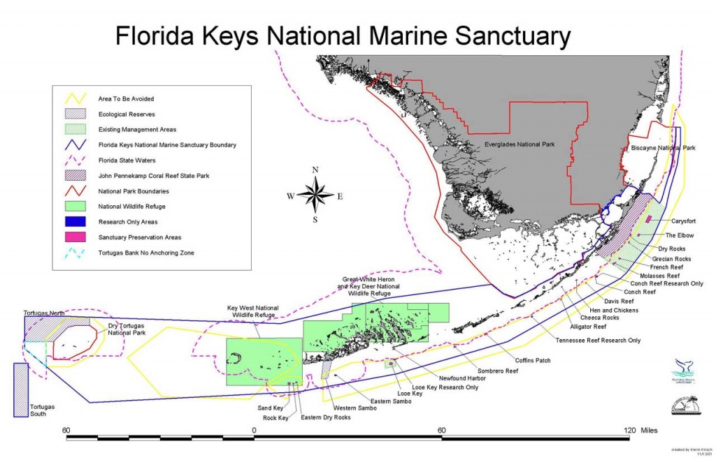 Charts And Maps Florida Keys - Florida Go Fishing - Florida Keys Spearfishing Map