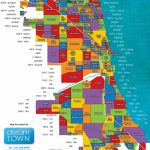 Chicago Neighborhoods Map For People Visiting The City Of Chicago In   Printable Map Of Chicago Suburbs