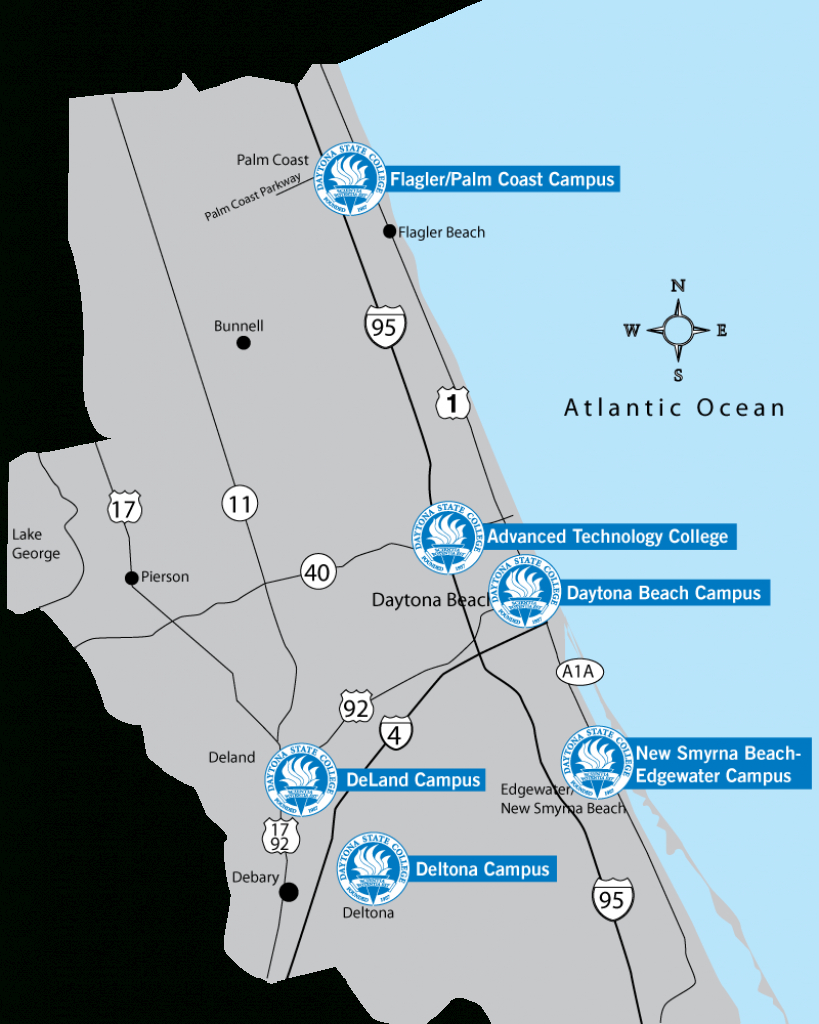 Choose Your Campus - New Smyrna Beach Florida Map