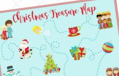 Christmas Treasure Map: Free Printable Map And Clues - Printable Scavenger Hunt Map