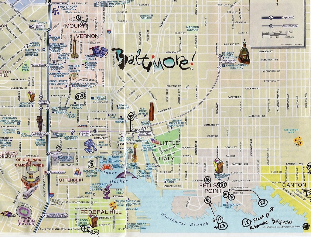 City Map Of Baltimore | City Maps - Printable Map Of Baltimore