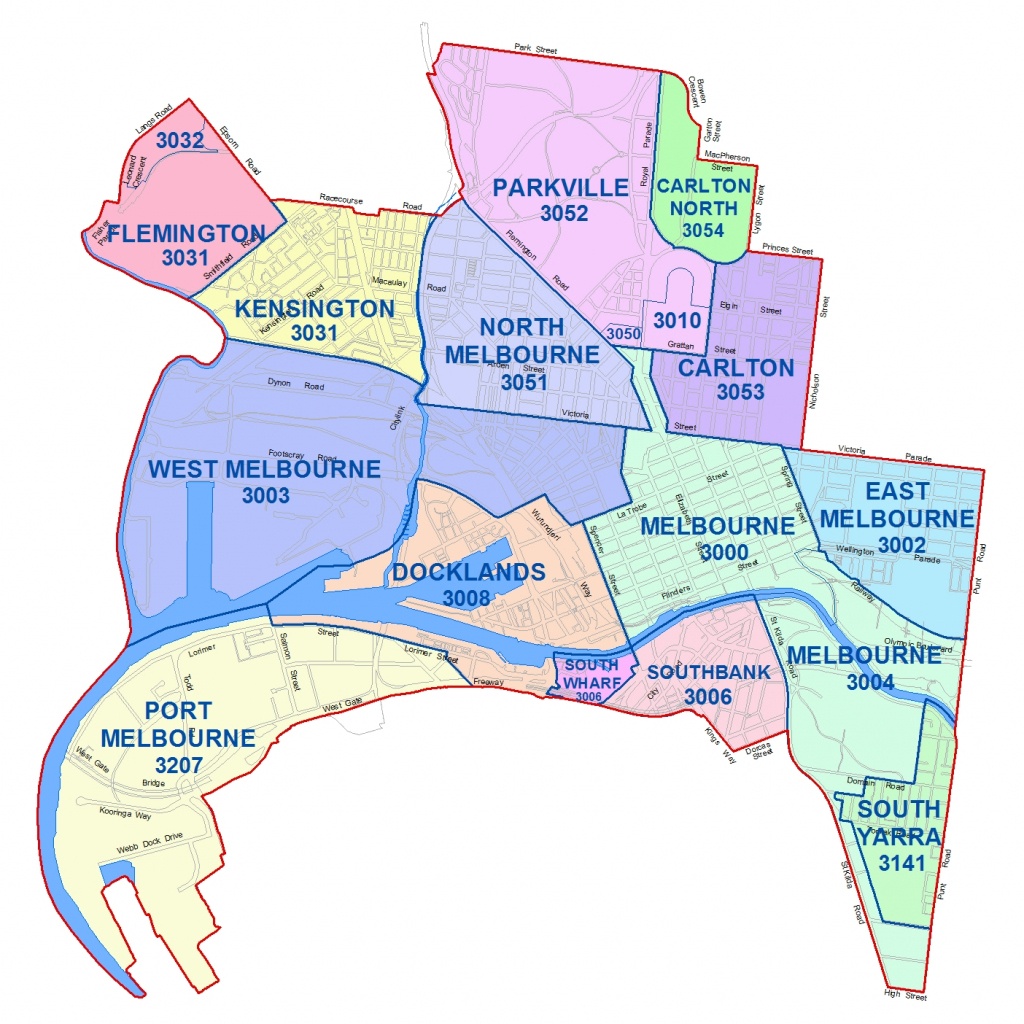 City Maps - City Of Melbourne - Melbourne City Map Printable