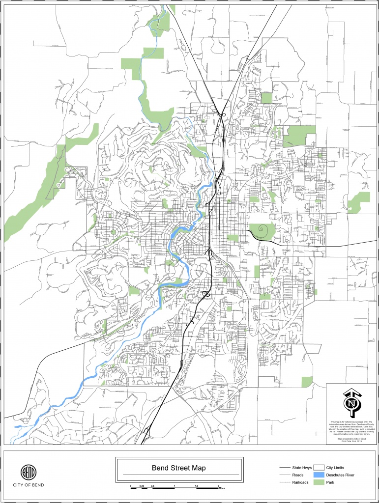 City Maps - Economic Development For Central Oregon - Printable Map Of Bend Or
