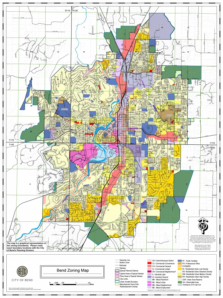 City Maps - Economic Development For Central Oregon - Printable Map Of Bend Or