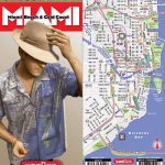 City Street Map Of Miami, Florida | On Sale Today!, Ships Free On $40   Street Map Of Miami Florida