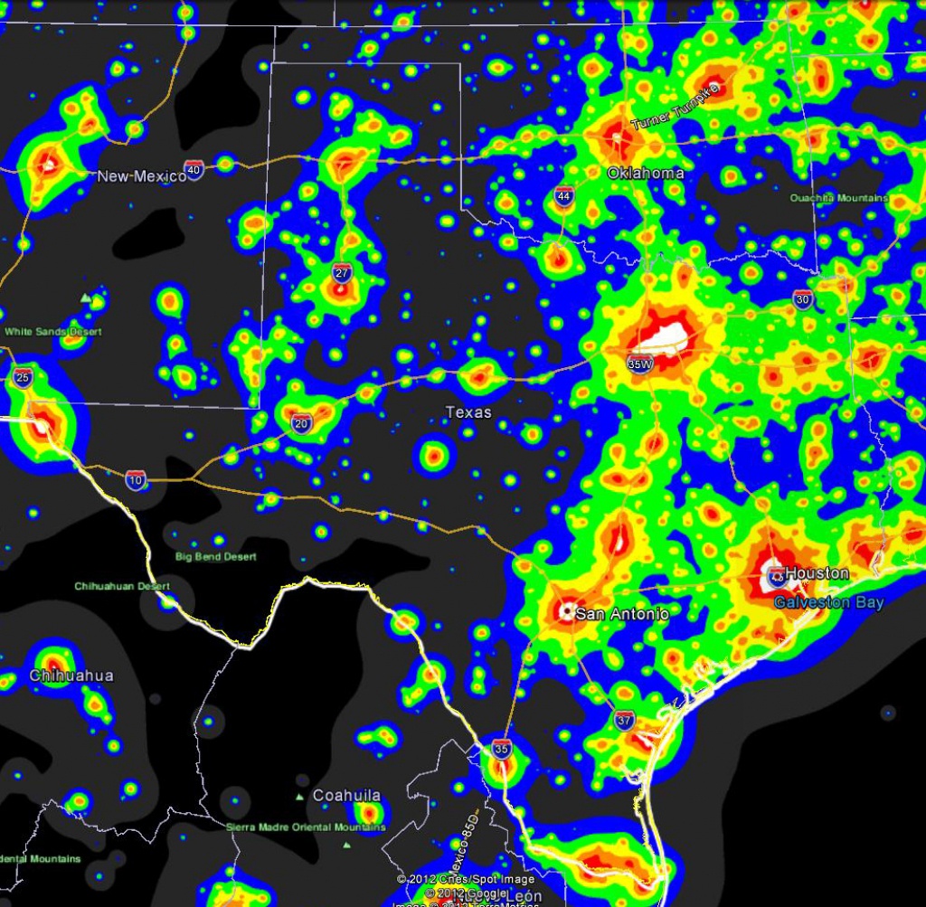 Classy Design Ideas Light Pollution Map Texas Summary - World Maps - Light Pollution Map Texas