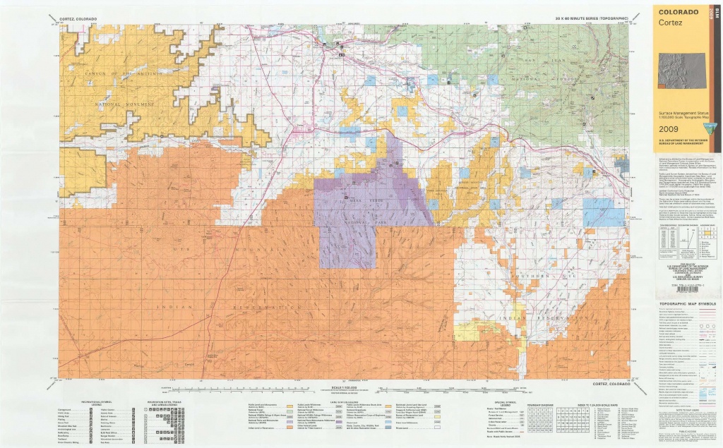 Co Surface Management Status Cortez Map | Bureau Of Land Management - California Blm Shooting Map