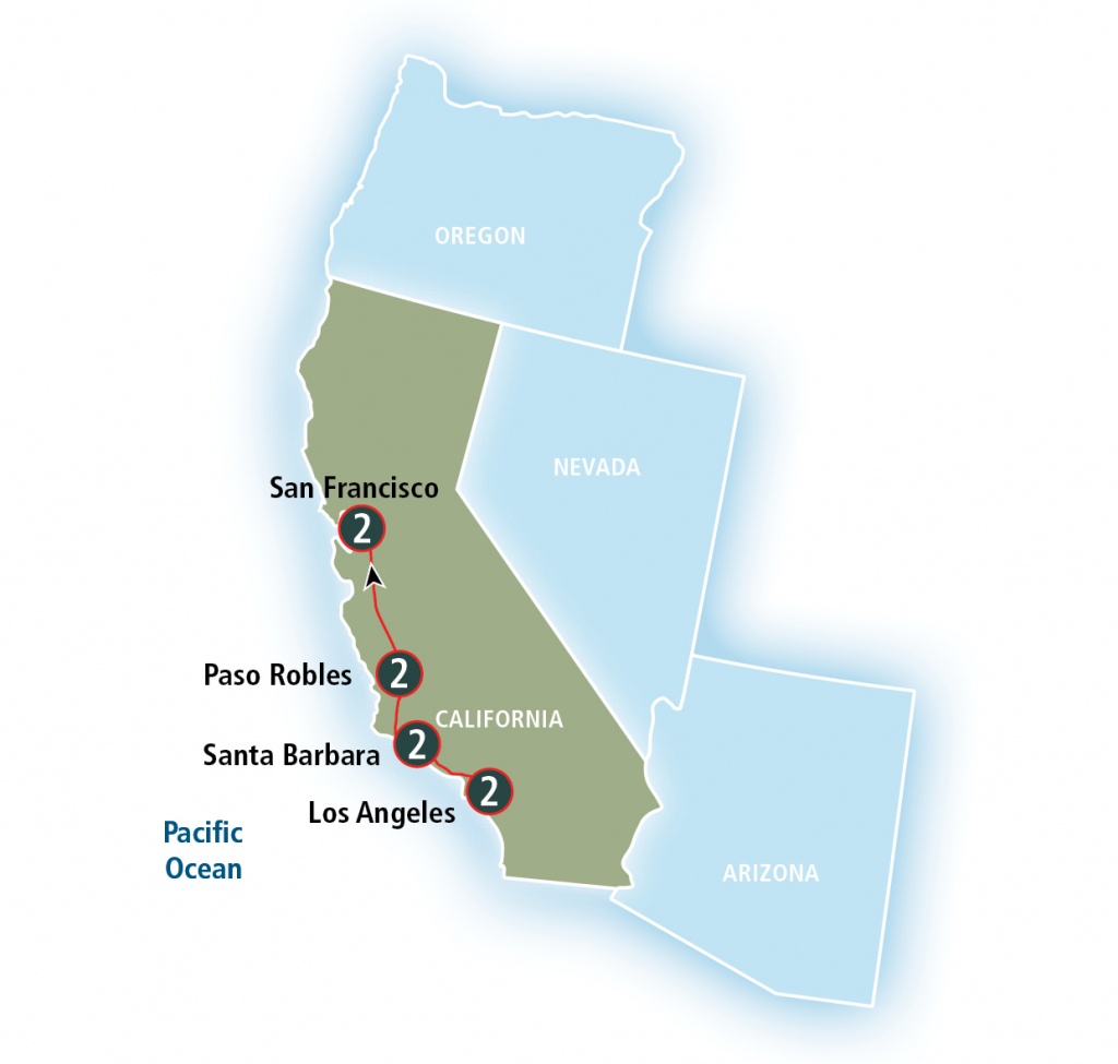 Coast Starlight | Amtrak Vacations - Amtrak California Surfliner Map