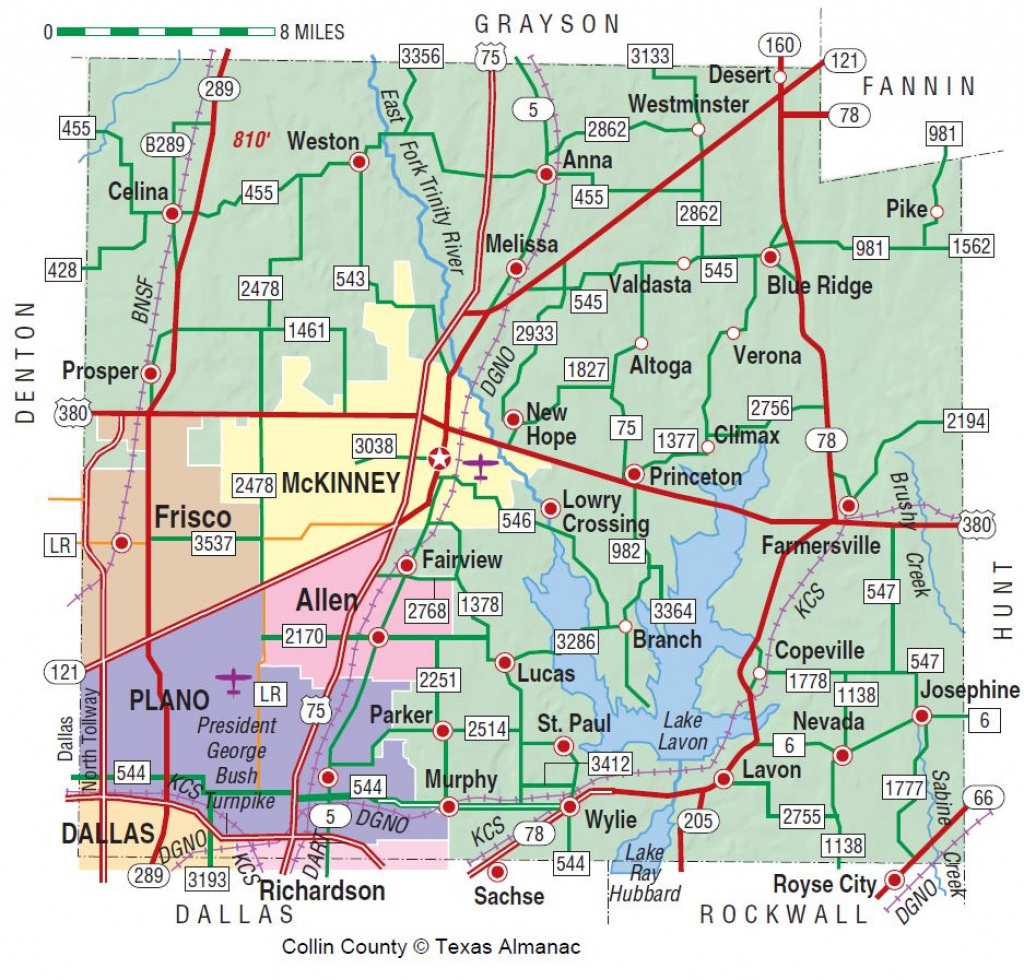 Collin County The Handbook Of Texas Online Texas State Historical Collin County Texas Map 
