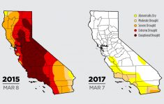 Color Me Dry: Drought Maps Blend Art And Science -- But No Politics - California Drought 2017 Map