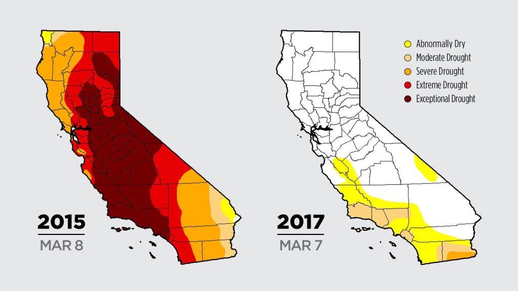 Color Me Dry: Drought Maps Blend Art And Science -- But No Politics - California Drought Map