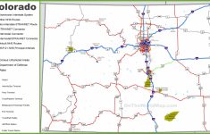 Colorado Road Map - Printable Map Of Colorado