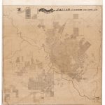 Colossal And Unrecorded Wall Map Of Dallas, Texas   Rare & Antique Maps   Texas Wall Map