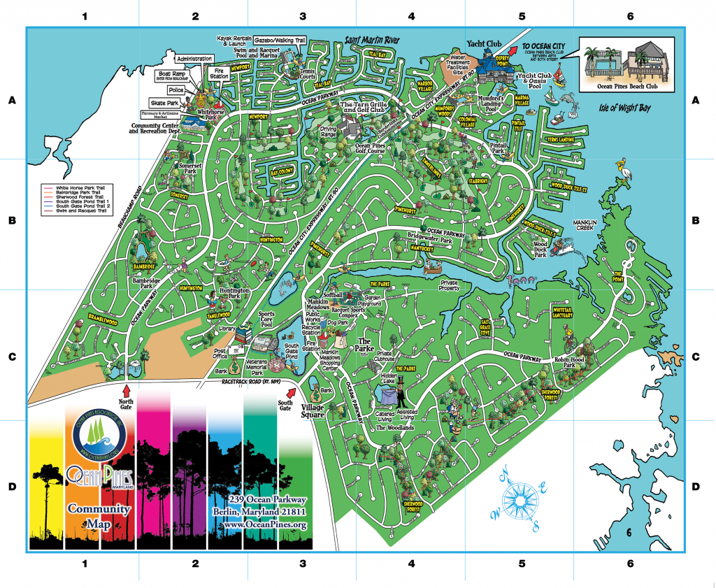 Printable Street Map Ocean City Nj
