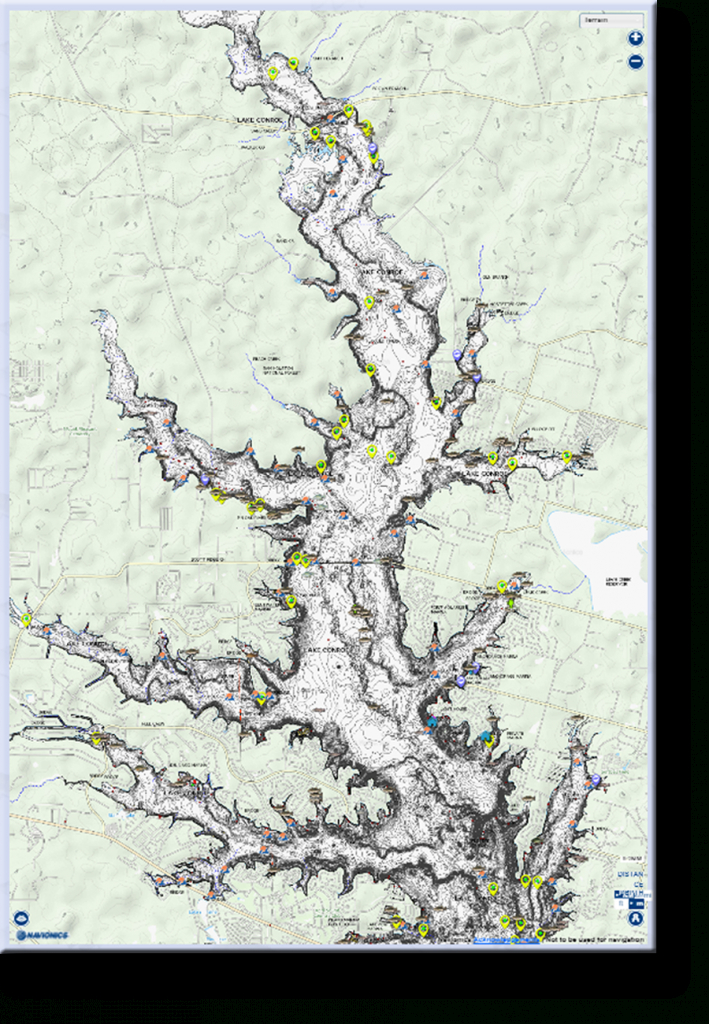 Conroe | East Texas Anglers &amp;amp; Fishing Club - Map Of Lake Conroe Texas