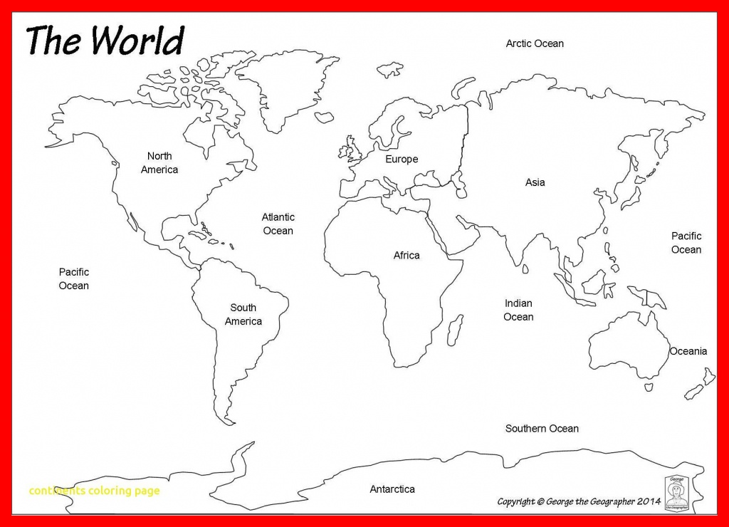 Continents Coloring Page Splendid Continents Coloring Page 7 Pages - Coloring World Map Printable