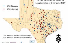 Continued Statewide Delivery Of The Texas Well Owner Network (Twon3 - Texas Water Well Location Map