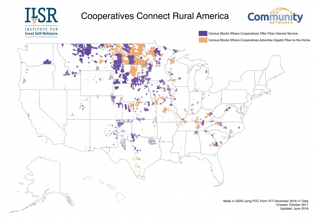 Cooperatives Build Community Networks | Community Broadband Networks - Texas Electric Cooperatives Map