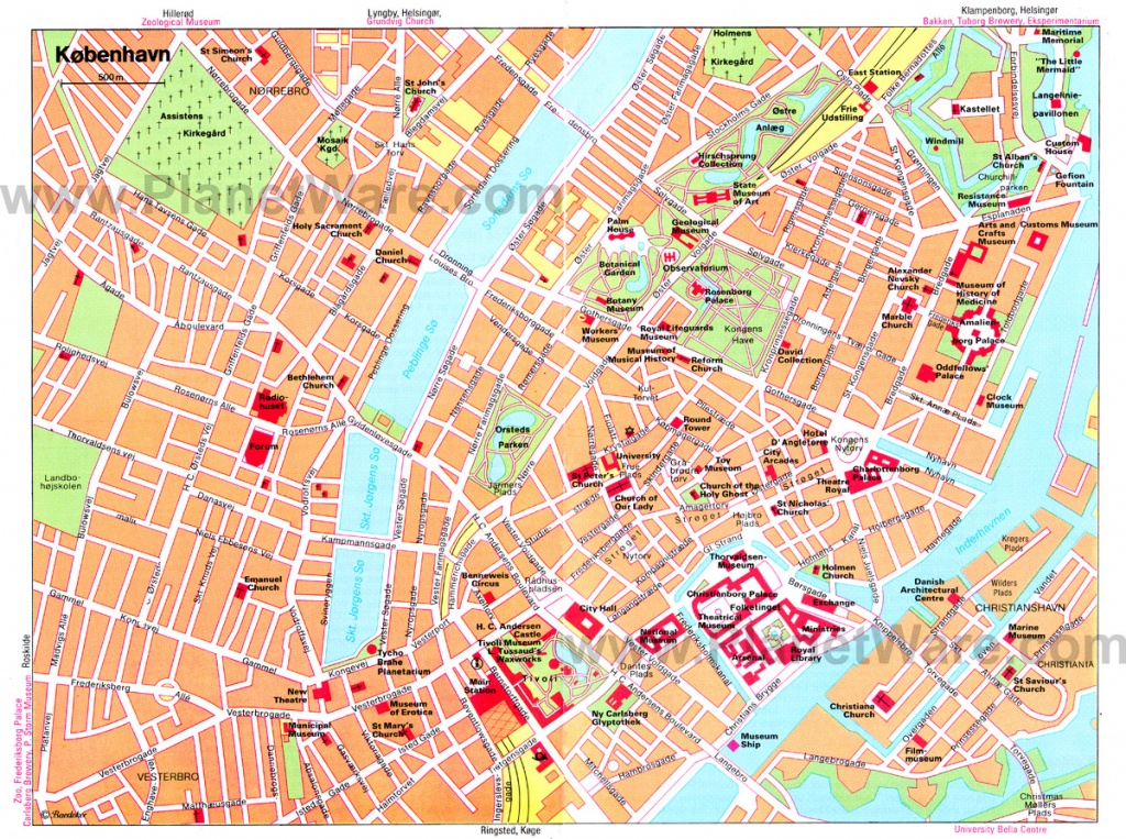 Copenhagen Map - Detailed City And Metro Maps Of Copenhagen For - Copenhagen Tourist Map Printable