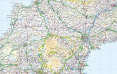 Cornwall Offline Map, Including The Cornish Coastline, Lands End - Printable Map Of Cornwall