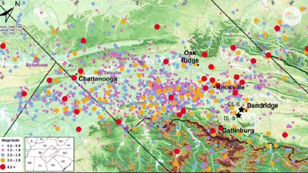 Could An Earthquake Happen In Florida? - Florida Earthquake Map