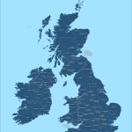 County Map Of Britain And Ireland   Royalty Free Vector Map   Maproom   Printable Map Of Ireland And Scotland