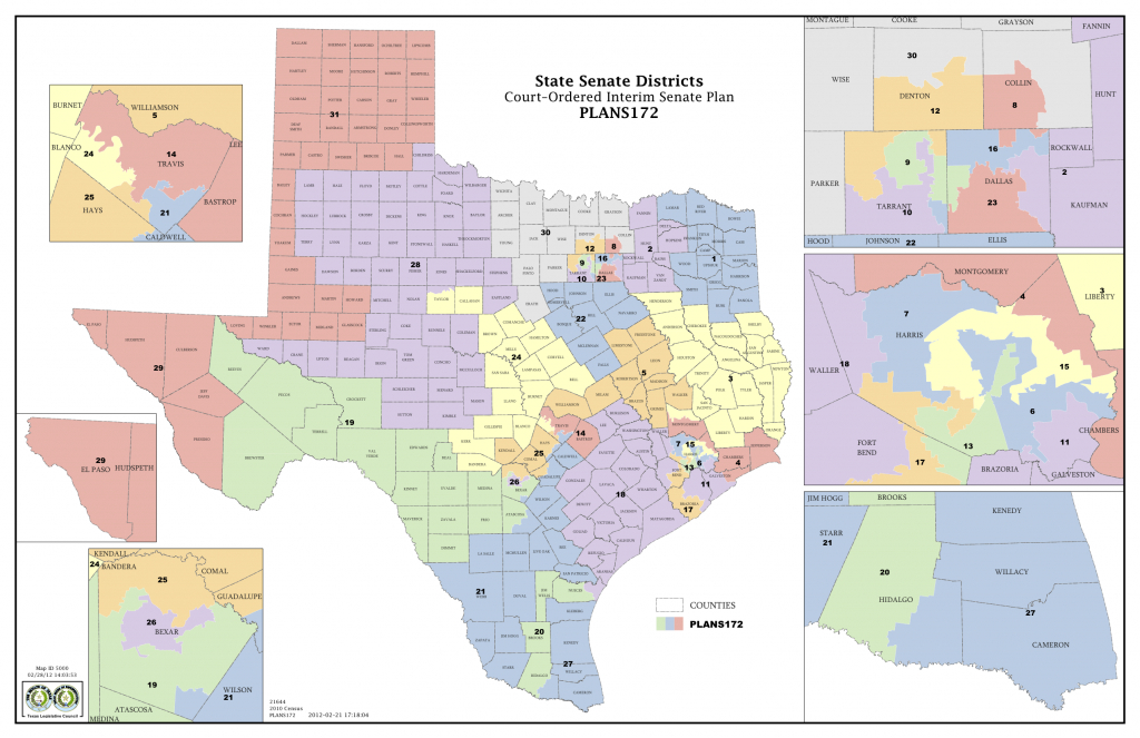 Court Delivers Election Maps For Texas House, Congress | The Texas - Texas Us Senate District Map