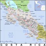 Cr · Costa Rica · Public Domain Mapspat, The Free, Open Source   Free Printable Map Of Costa Rica