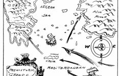 Crete In Ancient Times Part 1: From The Beginning - Ancient Greece Map For Kids Printables