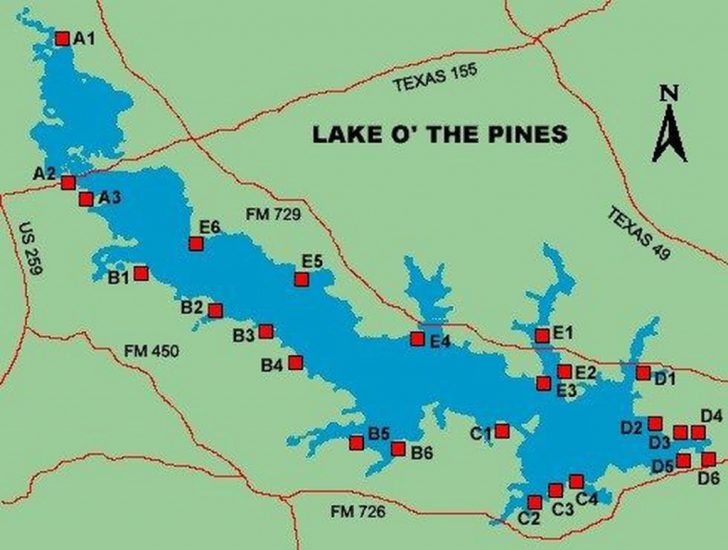Lake Of The Pines Texas Map
