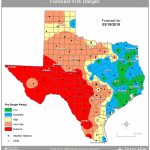 Critical To Extreme Wildfire Danger Spreads Eastward Today • Texas   Texas Wind Direction Map