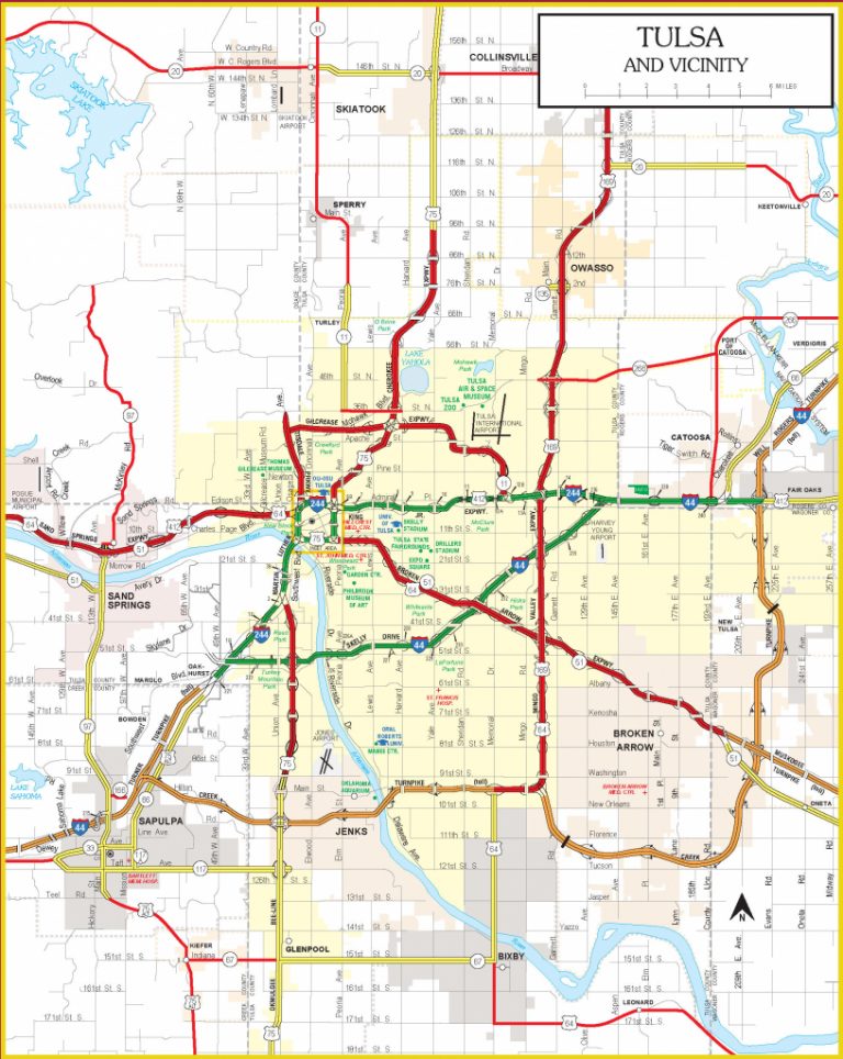 Current Oklahoma State Highway Map - Oklahoma State Map Printable ...