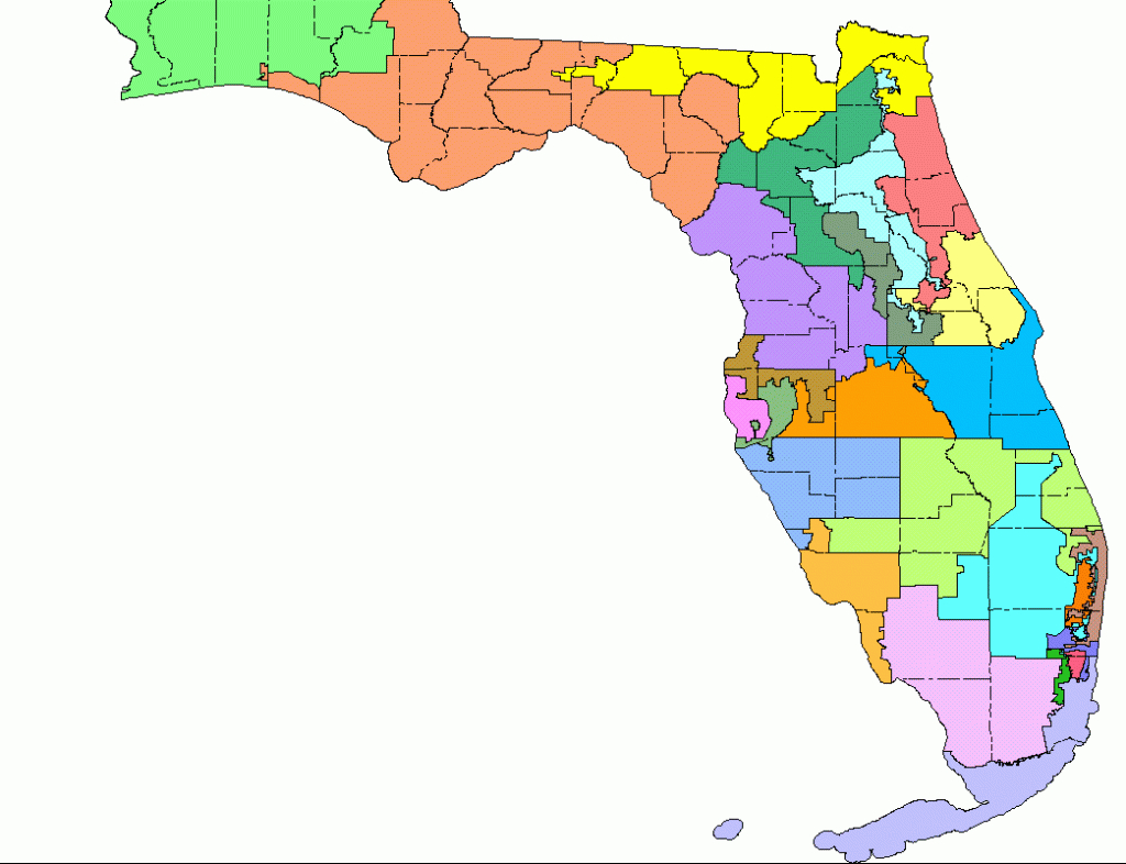 Current Redistricting - District Maps - Current Map Of Florida