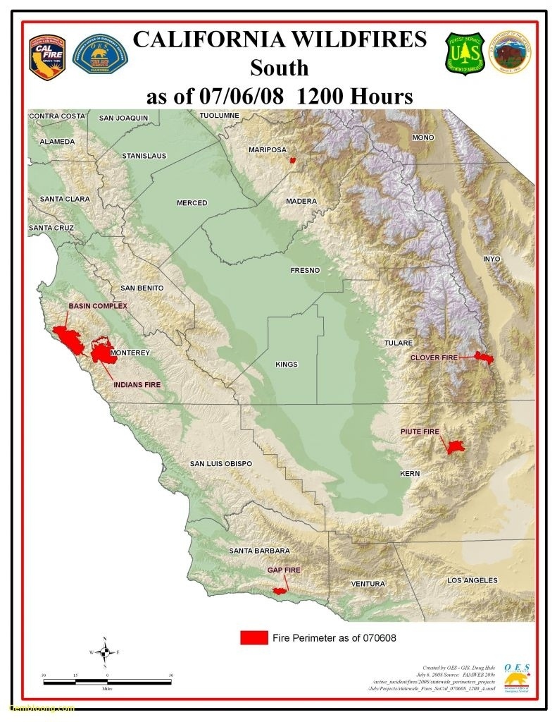 fires california map