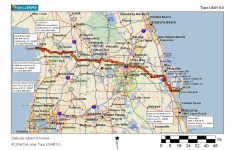 Cycling Routes Crossing Florida - Central Florida Bike Trails Map