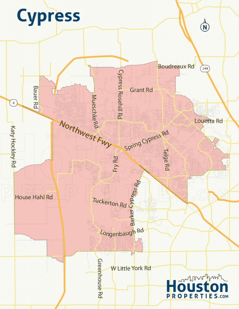 Cypress Tx Real Estate Guide | Cypress Homes For Sale - Map Of Northwest Houston Texas